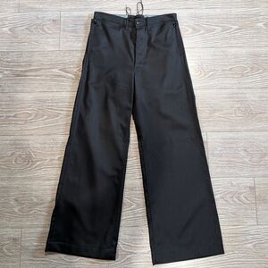 RRL Ralph Lauren Black Wool Trousers Pants Size 30